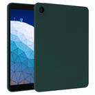 For iPad Air 3 10.5 2019 Oil Spray Skin-friendly TPU Tablet Case(Deep Green) - 1