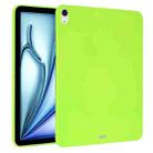 For iPad Air 11 2024 / 2025 Oil Spray Skin-friendly TPU Tablet Case(Fluorescent Green) - 1