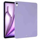 For iPad Air 13 2024 Oil Spray Skin-friendly TPU Tablet Case(Purple) - 1