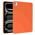 For iPad Pro 11 2024 Oil Spray Skin-friendly TPU Tablet Case(Orange) - 1
