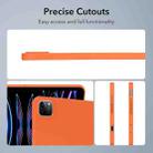 For iPad Pro 11 2024 Oil Spray Skin-friendly TPU Tablet Case(Orange) - 3