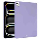 For iPad Pro 11 2024 Oil Spray Skin-friendly TPU Tablet Case(Purple) - 1