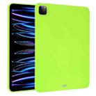 For iPad Pro 12.9 2018/2020/2021/2022 Oil Spray Skin-friendly TPU Tablet Case(Fluorescent Green) - 1