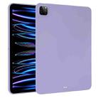 For iPad Pro 12.9 2018/2020/2021/2022 Oil Spray Skin-friendly TPU Tablet Case(Purple) - 1