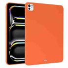 For iPad Pro 13 2024 Oil Spray Skin-friendly TPU Tablet Case(Orange) - 1