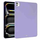 For iPad Pro 13 2024 Oil Spray Skin-friendly TPU Tablet Case(Purple) - 1