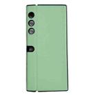 For Honor V Purse Morandi Solid Color Leather Texture Phone Case(Green) - 1
