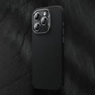 For iPhone 15 Pro Benks 600D MagSafe Kevlar Carbon Fiber Shockproof Phone Case(Black) - 1