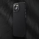 For iPhone 15 Benks 600D MagSafe Kevlar Carbon Fiber Shockproof Phone Case(Black) - 1