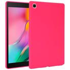 For Samsung Galaxy Tab A 8.0 2019 / T290 Oil Spray Skin-friendly TPU Tablet Case(Rose Red) - 1