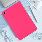 For Samsung Galaxy Tab S7 / S8 Oil Spray Skin-friendly TPU Tablet Case(Rose Red) - 2