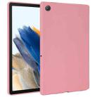 For Samsung Galaxy Tab A8 X200 Oil Spray Skin-friendly TPU Tablet Case(Pink) - 1