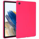 For Samsung Galaxy Tab A8 X200 Oil Spray Skin-friendly TPU Tablet Case(Rose Red) - 1