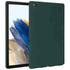 For Samsung Galaxy Tab A8 X200 Oil Spray Skin-friendly TPU Tablet Case(Deep Green) - 1