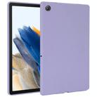 For Samsung Galaxy Tab A8 X200 Oil Spray Skin-friendly TPU Tablet Case(Purple) - 1