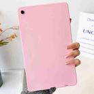 For Samsung Galaxy Tab A9 2023 X110-X115 Oil Spray Skin-friendly TPU Tablet Case(Pink) - 1