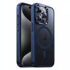 For iPhone 15 Pro Max Benks Skin Feel Series MagSafe Magnetic Shockproof Phone Case(Blue) - 1