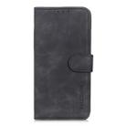 For OnePlus Nord KHAZNEH Retro Texture PU + TPU Horizontal Flip Leather Case with Holder & Card Slots & Wallet(Black) - 2
