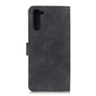For OnePlus Nord KHAZNEH Retro Texture PU + TPU Horizontal Flip Leather Case with Holder & Card Slots & Wallet(Black) - 3