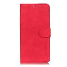 For OnePlus Nord KHAZNEH Retro Texture PU + TPU Horizontal Flip Leather Case with Holder & Card Slots & Wallet(Red) - 2
