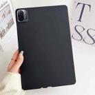 For Xiaomi Pad 5 / 5 Pro Oil Spray Skin-friendly TPU Tablet Case(Black) - 1