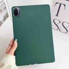 For Xiaomi Pad 5 / 5 Pro Oil Spray Skin-friendly TPU Tablet Case(Deep Green) - 1