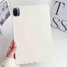 For Xiaomi Pad 5 / 5 Pro Oil Spray Skin-friendly TPU Tablet Case(Milk White) - 1