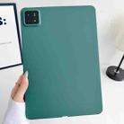 For Xiaomi Pad 6s Pro Oil Spray Skin-friendly TPU Tablet Case(Deep Green) - 1