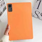 For Xiaomi Redmi Pad SE Oil Spray Skin-friendly TPU Tablet Case(Orange) - 1