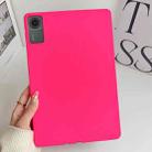 For Xiaomi Redmi Pad SE Oil Spray Skin-friendly TPU Tablet Case(Rose Red) - 1