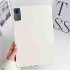 For Xiaomi Redmi Pad SE Oil Spray Skin-friendly TPU Tablet Case(Milk White) - 1