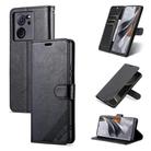 For Xiaomi 13T / Redmi K60 Ultra AZNS Sheepskin Texture Flip Leather Phone Case(Black) - 1