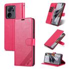 For Xiaomi 13T / Redmi K60 Ultra AZNS Sheepskin Texture Flip Leather Phone Case(Red) - 1