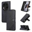 For Xiaomi 14 Ultra AZNS Sheepskin Texture Flip Leather Phone Case(Black) - 1