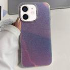 For iPhone 11 Electroplated Frame IMD Glitter Powder Phone Case(Pink) - 1