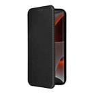For Motorola Edge 50 Pro Carbon Fiber Texture Flip Leather Phone Case(Black) - 2