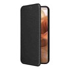 For Motorola Edge 50 Ultra Carbon Fiber Texture Flip Leather Phone Case(Black) - 2