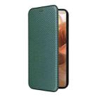 For Motorola Edge 50 Ultra Carbon Fiber Texture Flip Leather Phone Case(Green) - 2