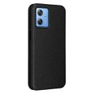 For Motorola Moto G54 5G / G64 / G64y Carbon Fiber Texture Flip Leather Phone Case(Black) - 3