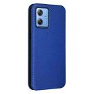 For Motorola Moto G54 5G / G64 / G64y Carbon Fiber Texture Flip Leather Phone Case(Blue) - 3