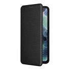 For Motorola Moto G35 Carbon Fiber Texture Flip Leather Phone Case(Black) - 2