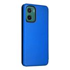 For Motorola Moto G05 / E15 Carbon Fiber Texture Flip Leather Phone Case(Blue) - 3