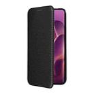 For Motorola Edge 60 Pro Carbon Fiber Texture Flip Leather Phone Case(Black) - 2