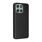 For Motorola Moto G56 / G66j / G66y 5G Carbon Fiber Texture Flip Leather Phone Case(Black) - 3