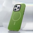 For iPhone 15 Pro Max Benks Light Sand Series MagSafe Magnetic Shockproof Phone Case(Green) - 1