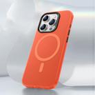 For iPhone 15 Pro Benks Light Sand Series MagSafe Magnetic Shockproof Phone Case(Orange) - 1