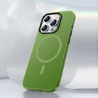 For iPhone 15 Pro Benks Light Sand Series MagSafe Magnetic Shockproof Phone Case(Green) - 1