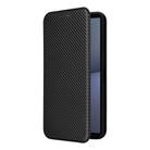 For Sony Xperia 1 VI 2024 Carbon Fiber Texture Flip Leather Phone Case(Black) - 2