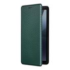 For Sony Xperia 10 VI 2024 Carbon Fiber Texture Flip Leather Phone Case(Green) - 2