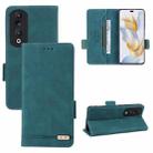 For Honor 90 Pro Magnetic Clasp Flip Leather Phone Case(Green) - 1